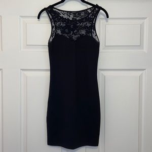 Black Bodycon Lace Dress
